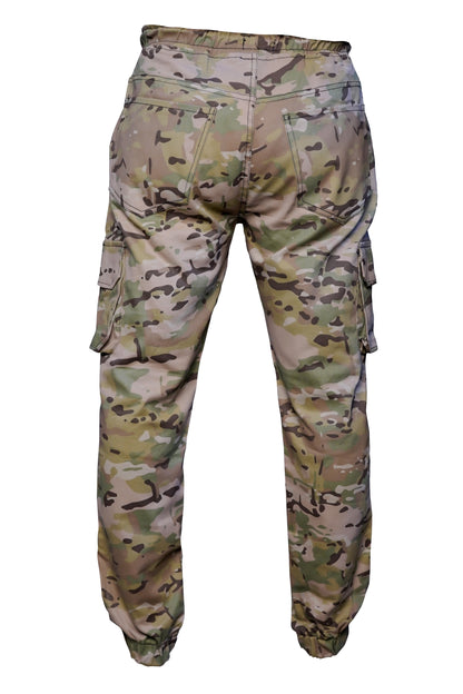 Men Cargo Trousers – 100% Pure Cotton Camouflage Design