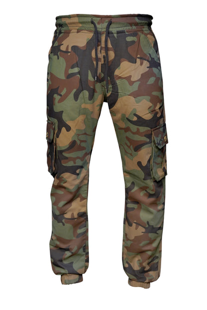 Men Cargo Trousers – 100% Pure Cotton Camouflage Design