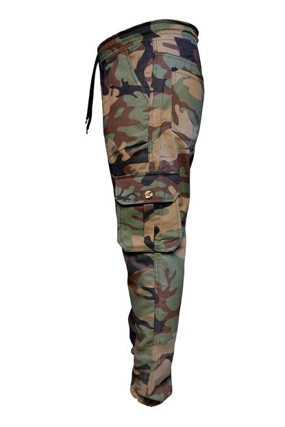 Men Cargo Trousers – 100% Pure Cotton Camouflage Design