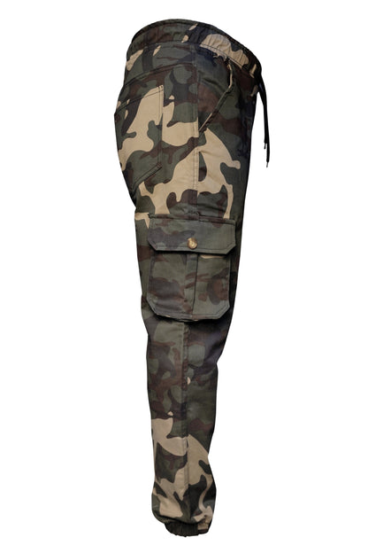 Men Cargo Trousers – 100% Pure Cotton Camouflage Design