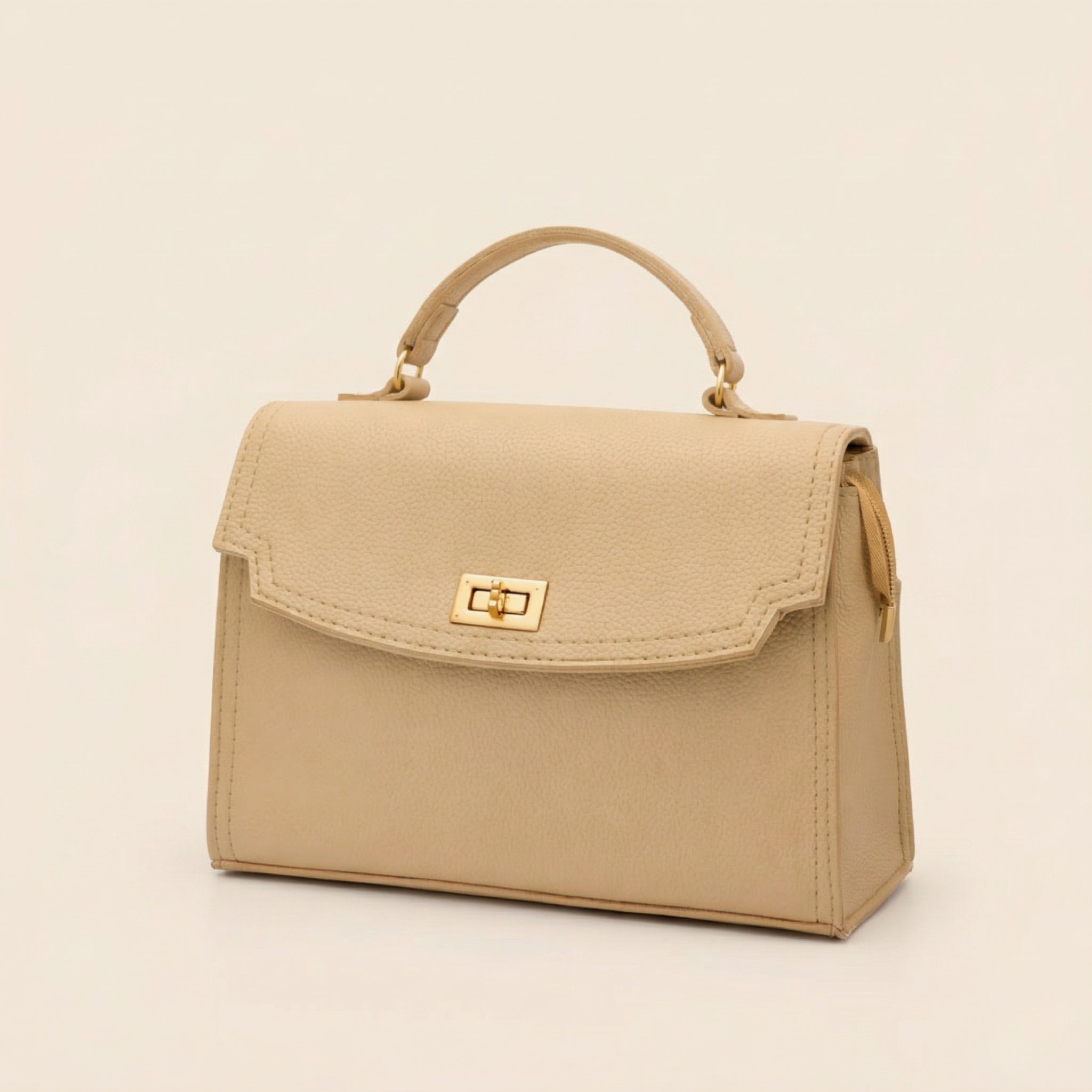 Warm Beige Shoulder Crossbody Bag – Easy Everyday Carry