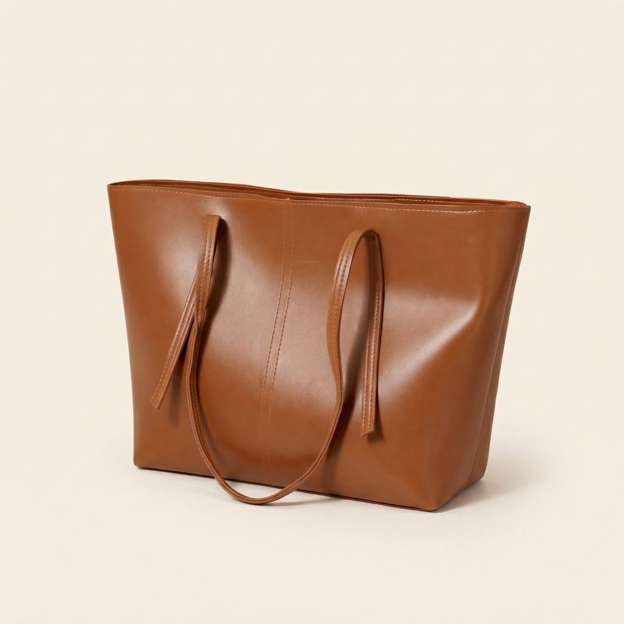Brown Tote Bag – Spacious Everyday Shoulder Bag
